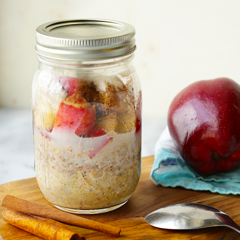 Appel & Kaneel Overnight Oats