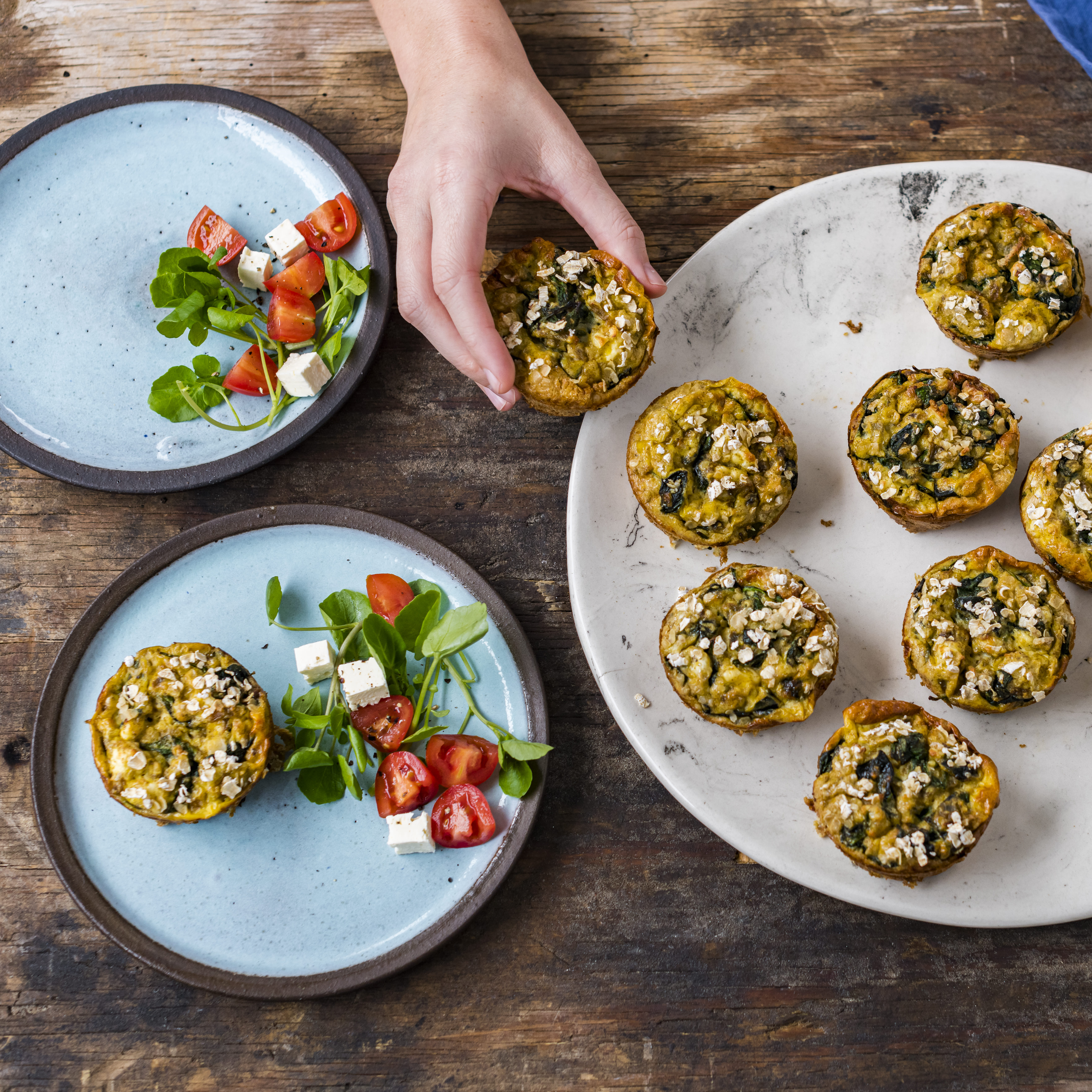 Feta, Rode Ui & Zeewier Quiche