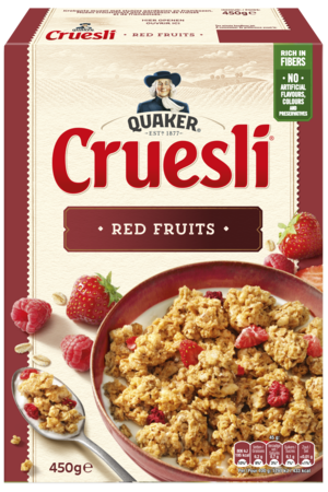 Quaker Cruesli® Rode Vruchten
