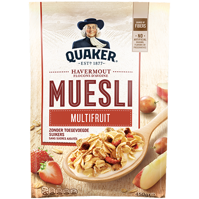 Quaker Havermout Muesli Multifruit