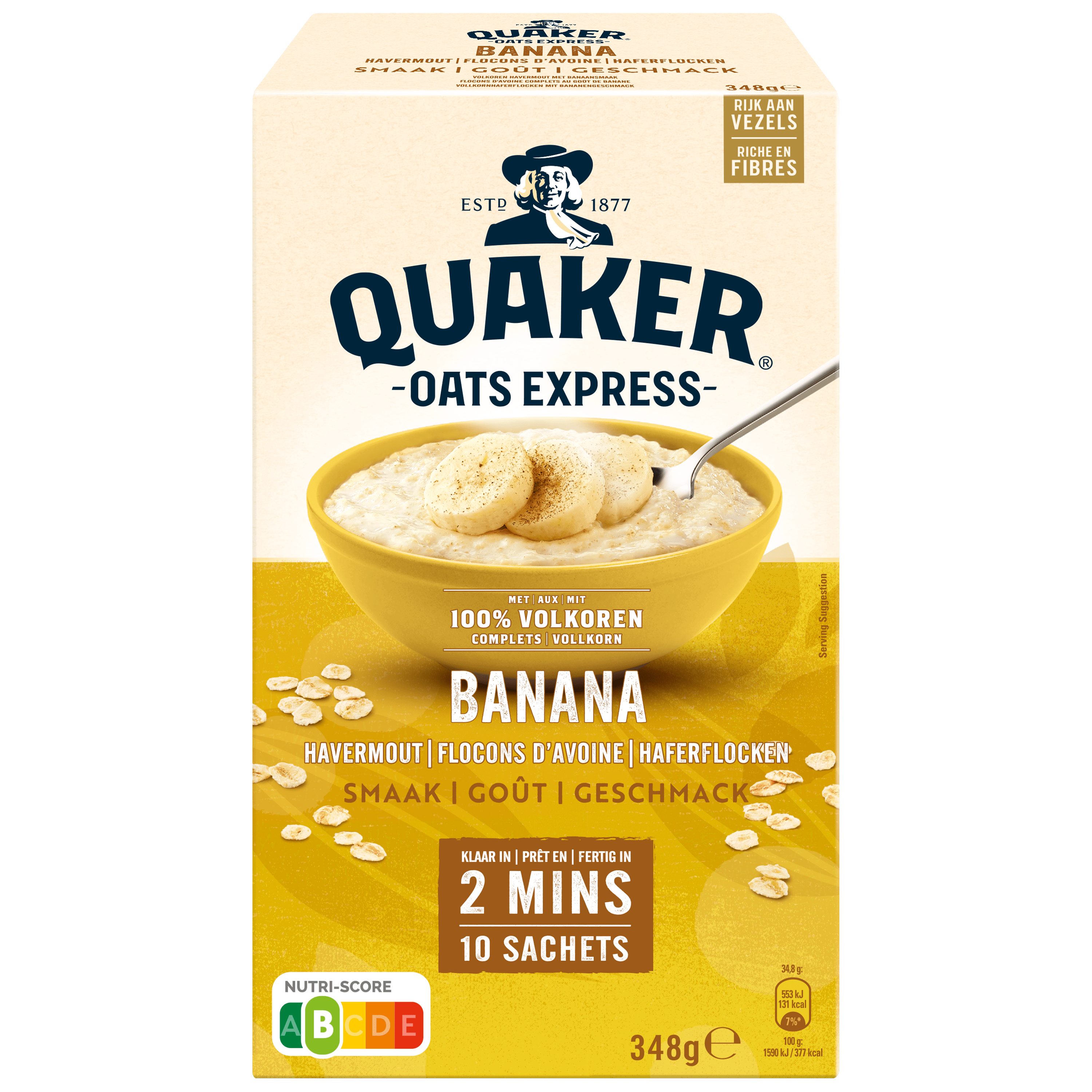 Quaker® Oats Express Banana Havermout​