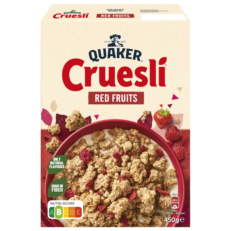 QUAKER® CRUESLI RED FRUITS