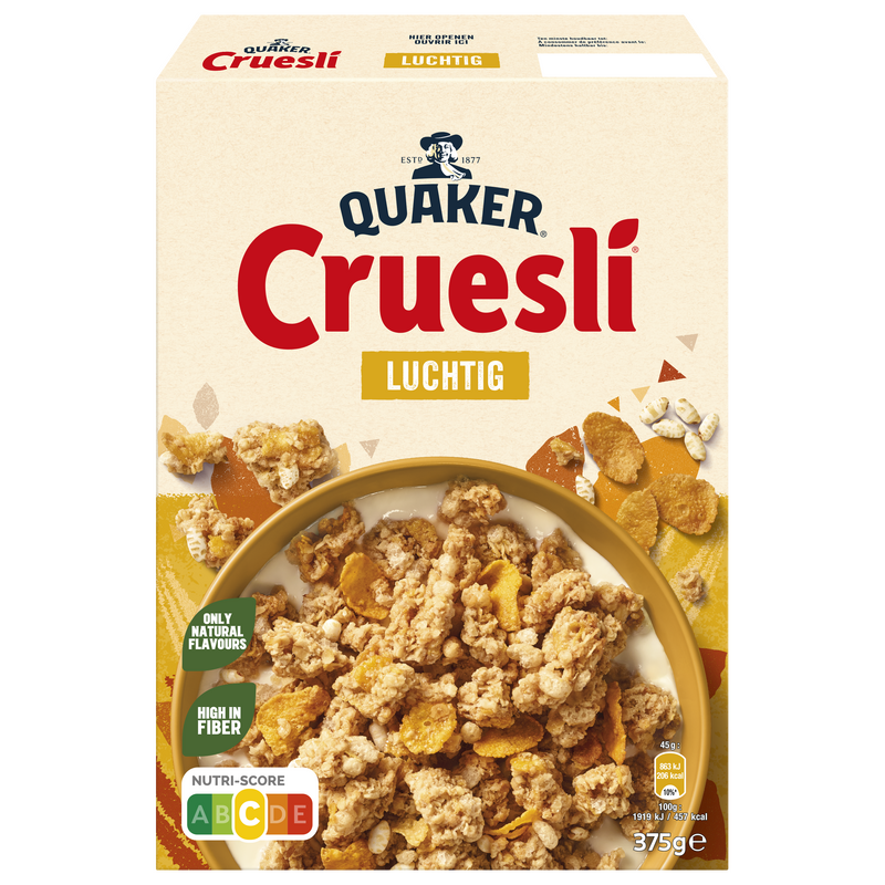 QUAKER® CRUESLI LUCHTIG