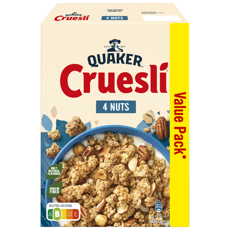 QUAKER® CRUESLI 4 NUTS