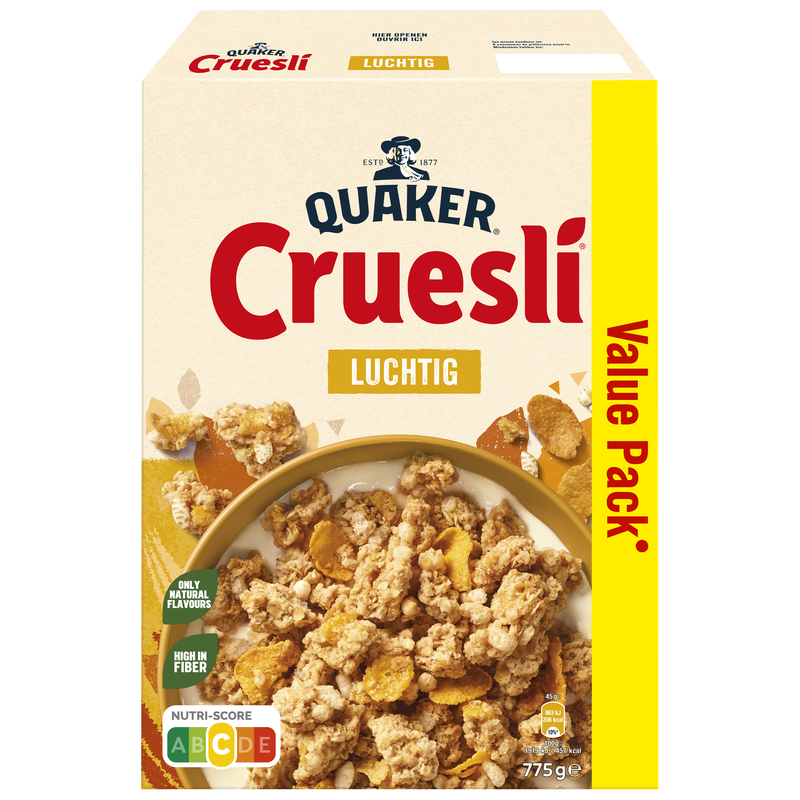 QUAKER® CRUESLI LUCHTIG