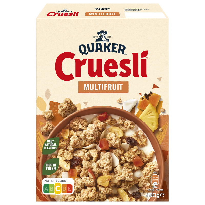 QUAKER® CRUESLI MULTIFRUIT