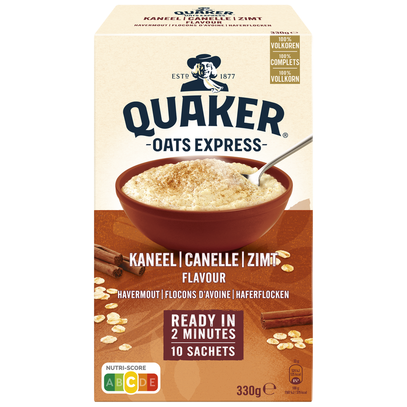 QUAKER® OATS EXPRESS KANEEL SMAAK - CANELLE GOÛT