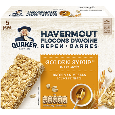 Quaker Havermoutrepen Golden Syrup